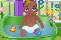 Mały Janek w Kąpieli